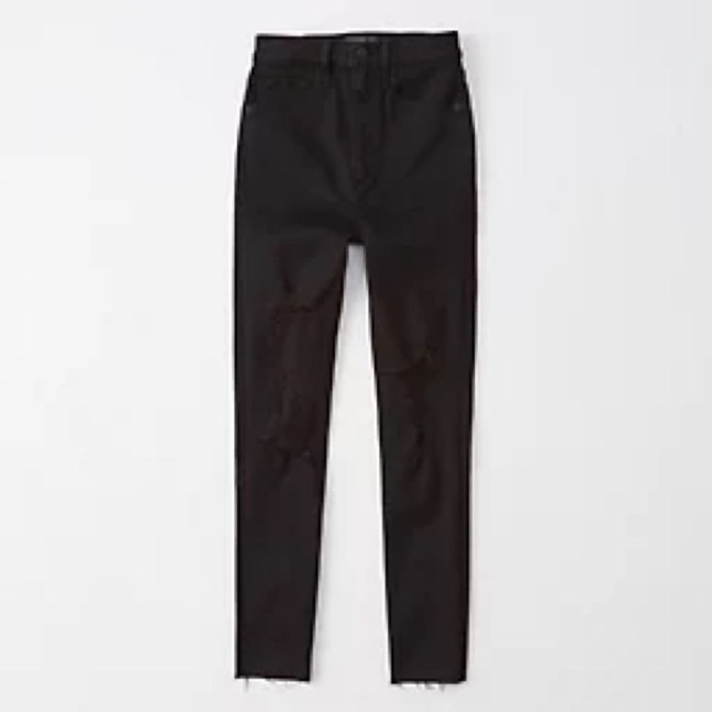 Abercrombie Skinny Black Jeans High Waisted